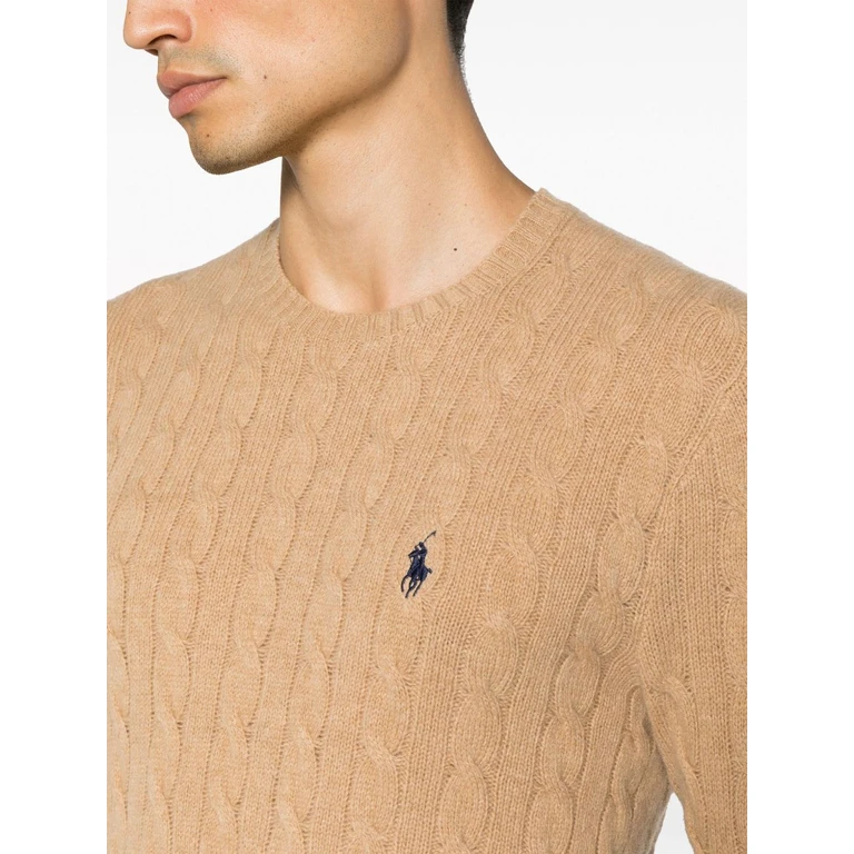 Polo Ralph Lauren Logo Braided Sweater
