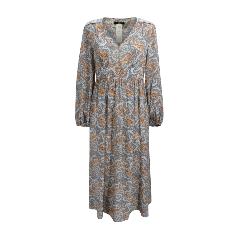Weekend Max Mara Long Printed Silk Dress
