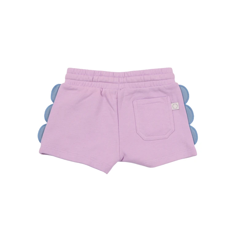Stella McCartney JERSEY SHORTS Purple Cotton Polyester