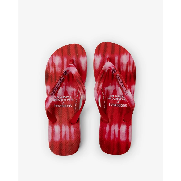 Sandales Havianas Ikat Print - Femme - Rouge Hibiscus - Tailleeur 37/38 (bra 35/36) - Isabel Marant