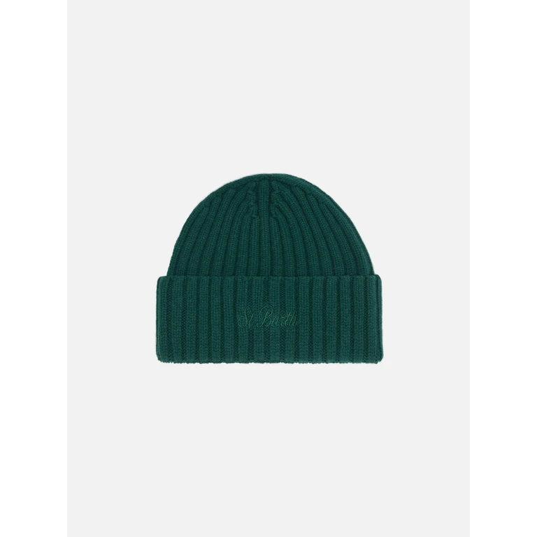 Mc2 Saint Barth Wool Wengen Beanie British Green Hat - Unisex