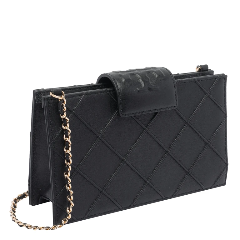 Bolsa Tiracolo Tory Burch Fleming Soft Preta