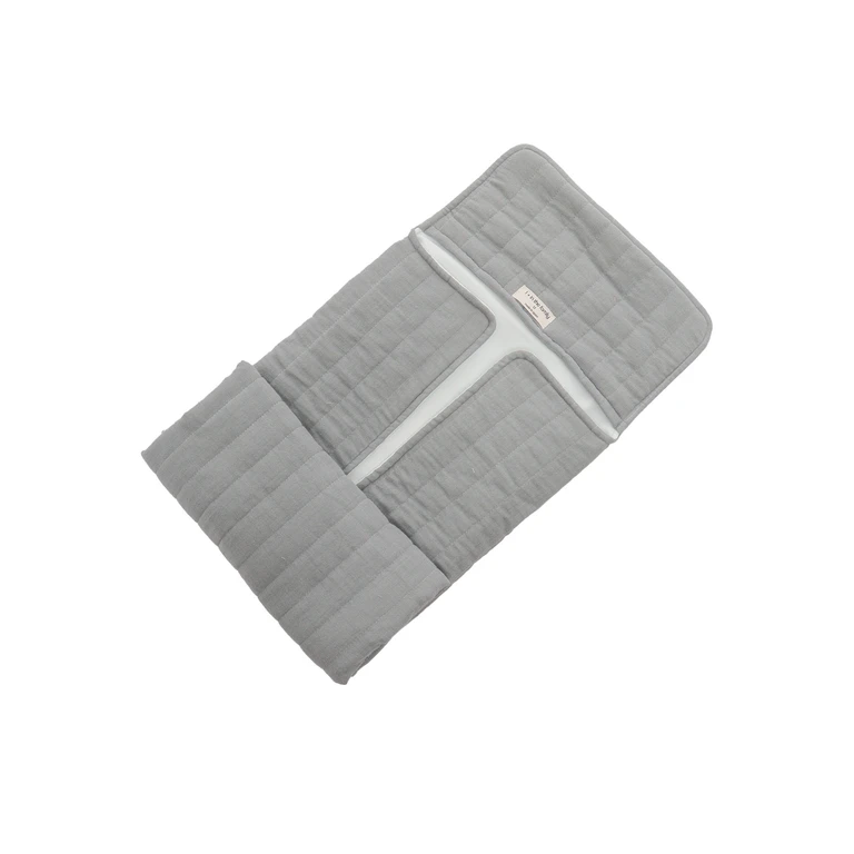 One More In The Family Changing mat Grey Cotton Telo - Unisex