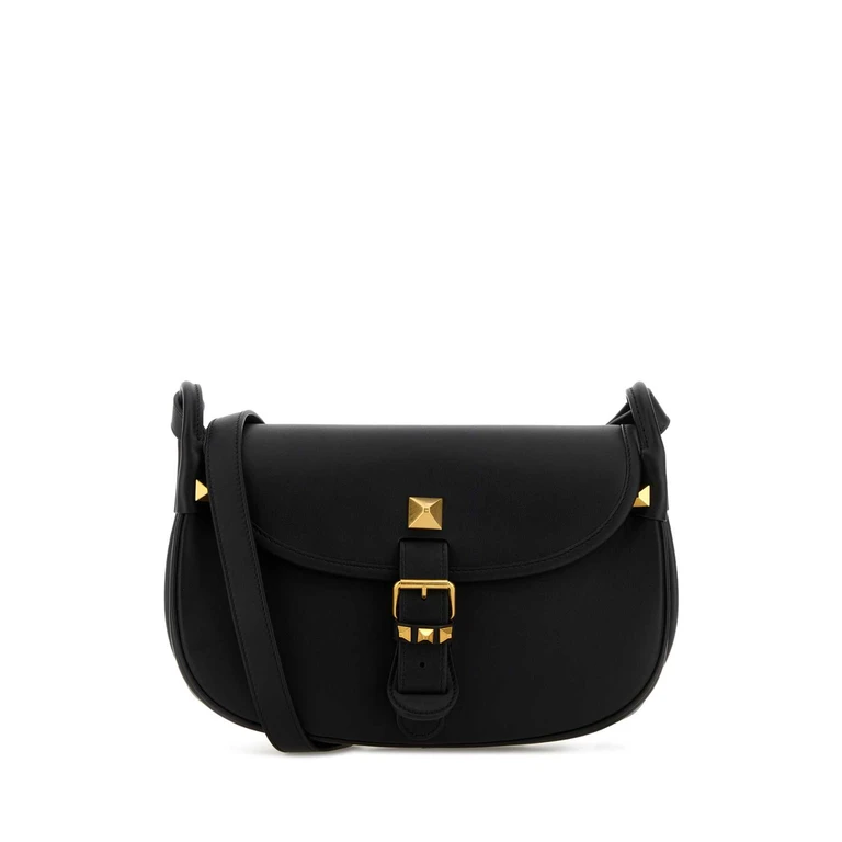 Valentino Garavani 8w2b0t06fef 0no Nero Calf Leather - Bos Taurus Borse A Tracolla