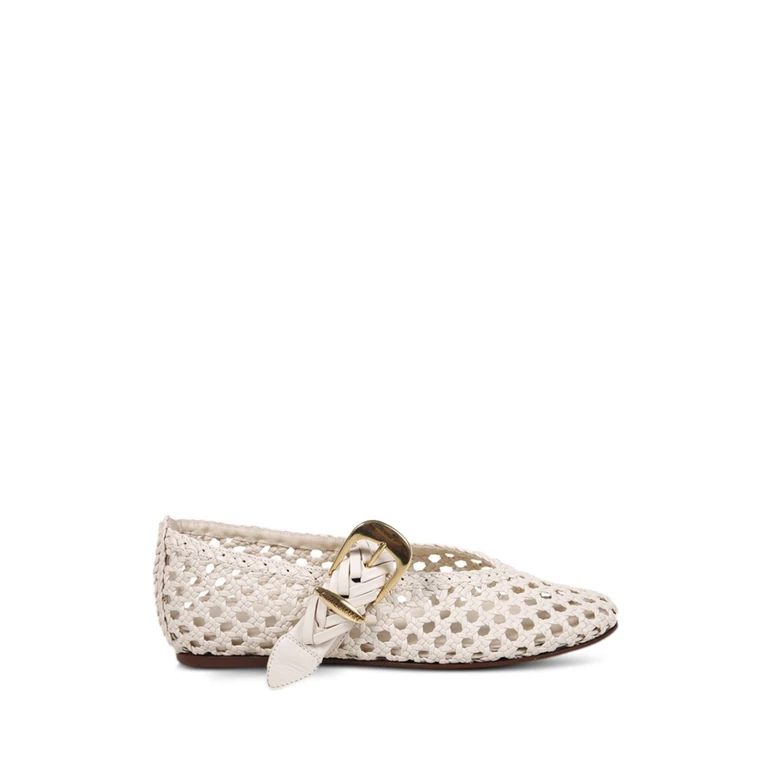 Zimmermann Flat Shoes Ecru - Women