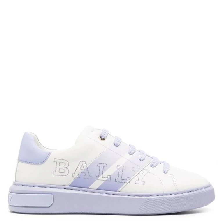 Bally Myra Leather Low-Top Sneakers, Brand Size 36 ( US Size 5.5 )