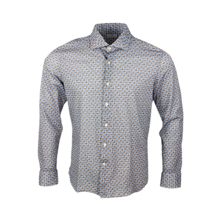 SONRISA Shirts Brown-blu 100co - Men