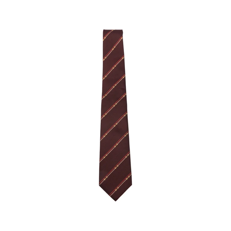 Gucci Interlocking-G Striped Tie
