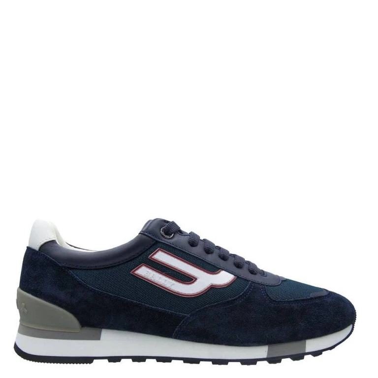 Bally Gizmo Calf Suede Low-Top Sneakers, Brand Size 6 ( US Size 7 )
