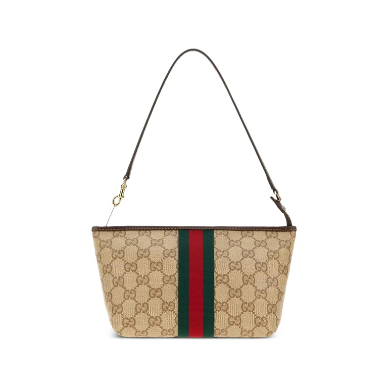 Gucci Small GG-canvas Web-detail Shoulder Bag