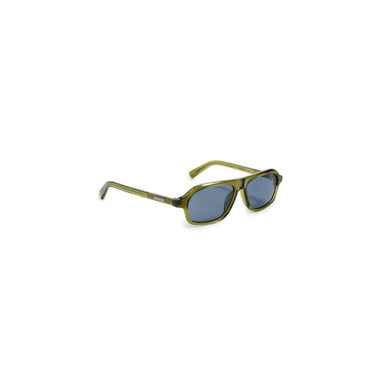 Jacquemus Bcane Sunglasses Black/Light Gold/Grey One Size