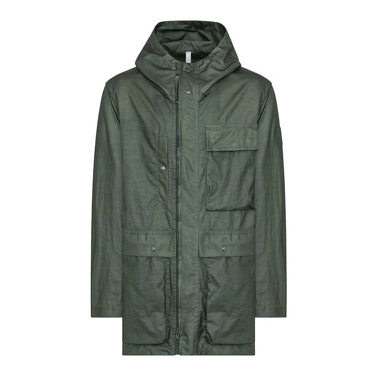 Duno Manteau Au Genou - Vert