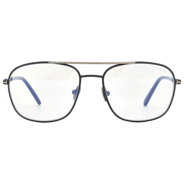 Tom Ford Blue Light Block Navigator Mens Eyeglasses FT5830-B 001 54