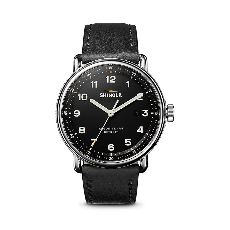 Shinola Canfield Model C56 3HD Watch, 43mm