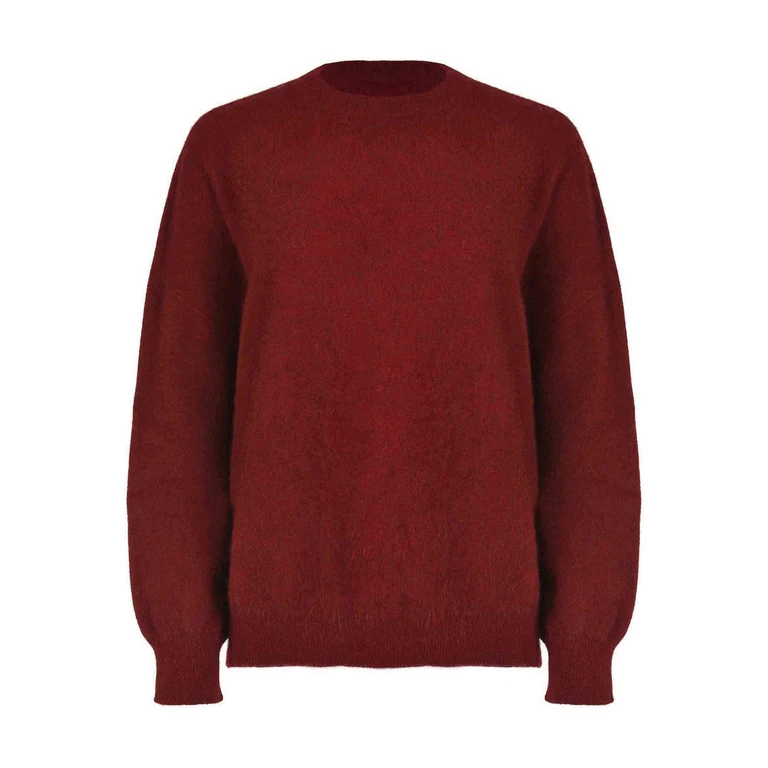 Vanisé Pull Col Rond - Rouge