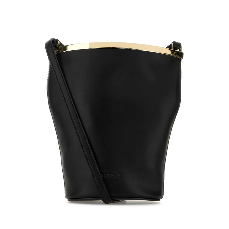 Tod's Black Leather Magenta Bucket Bag Nero 1calfskintgl Borse A Secchiello - Women