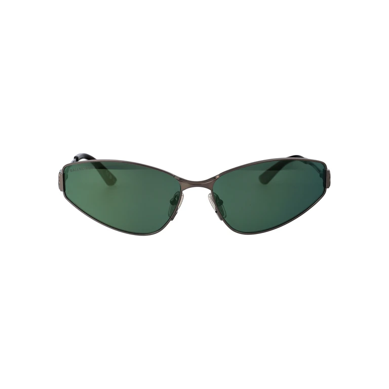 Balenciaga Bb0335s 005 Grey Green Metal Sunglasses - Women