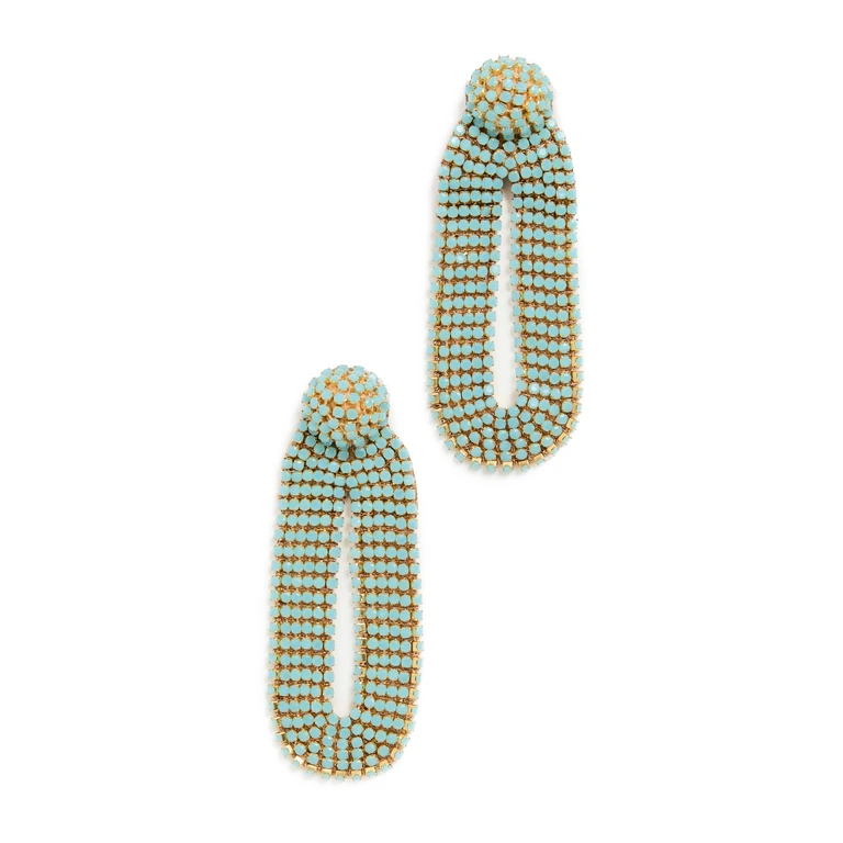 Deepa Gurnani Deepa by Deepa Gurnani Bianca Earrings Turquoise One Size