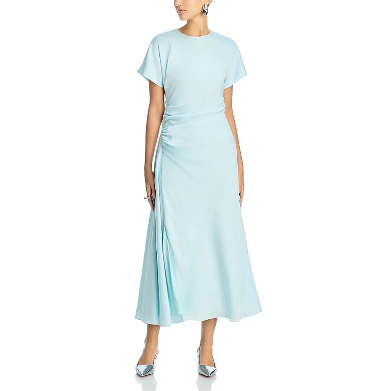 Simkhai Marabella Draped Midi Dress