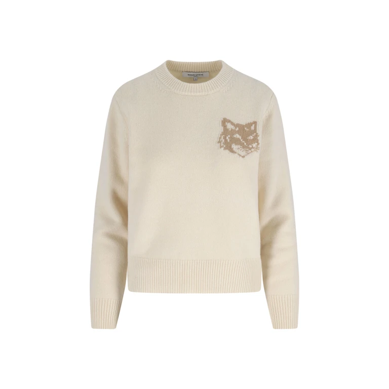 ' MAISON KITSUNE Sweaters White Wool - Women