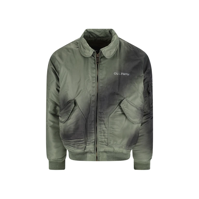 cultura Jackets Green Nylon - Men
