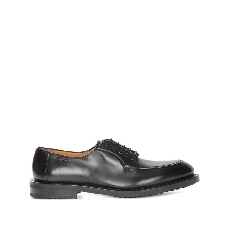 Ferragamo Mens Black Derby Oxfords & Derbys