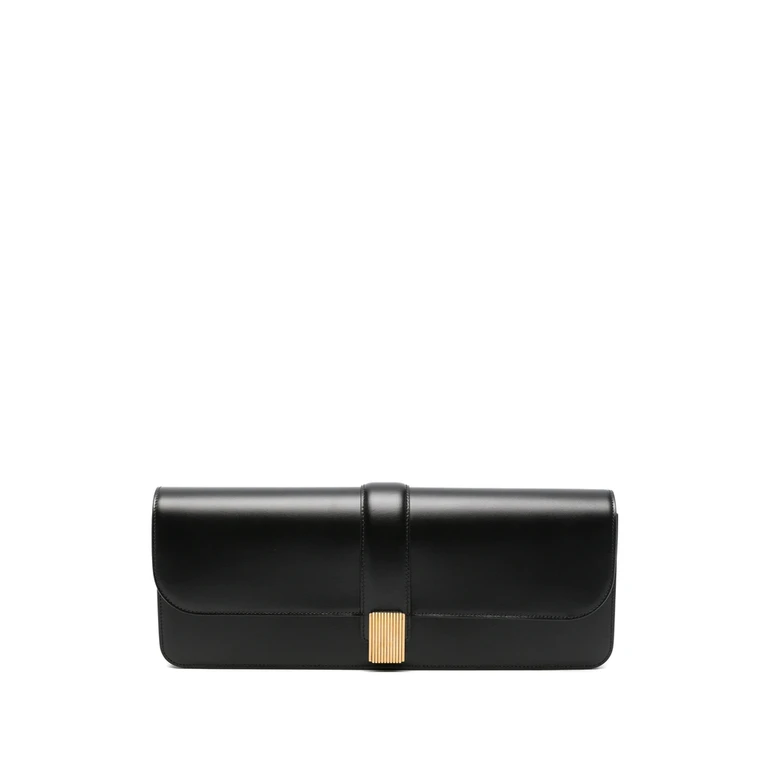 Khaite Blake Leather Flap-top Clutch Bag