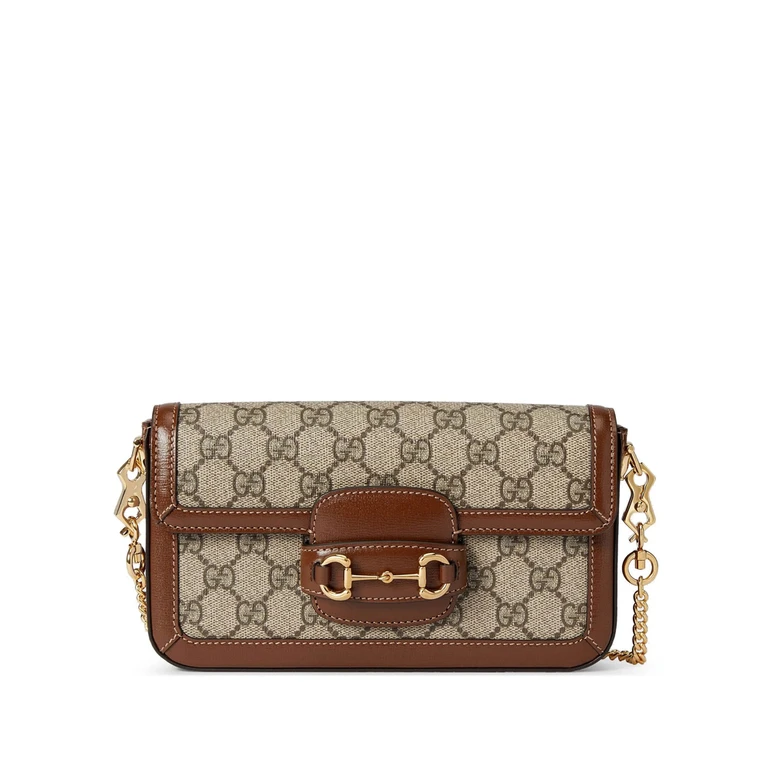 Gucci Small 1955 Horsebit GG-pattern Shoulder Bag