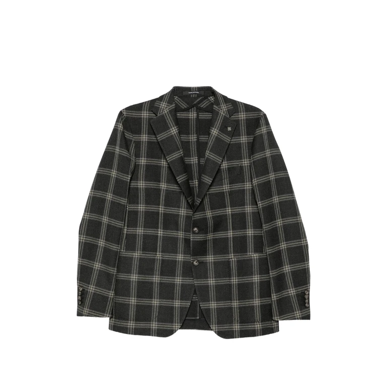 Tagliatore Check-pattern Single-breasted Blazer