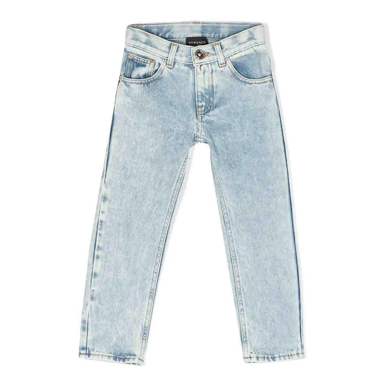 Versace Young Jean Bootcut - Bleu
