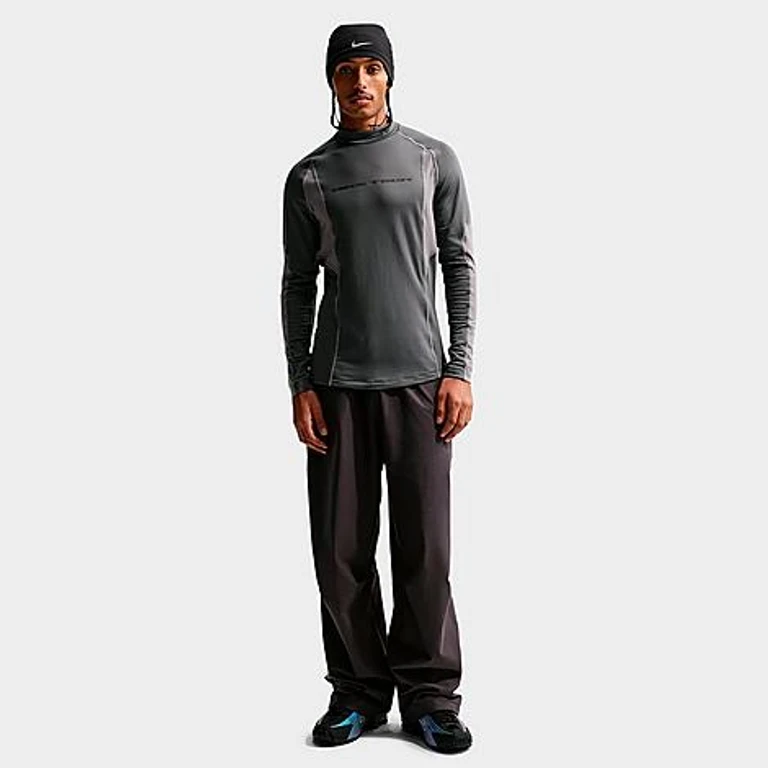 Nike 남성용 Tech Base Layer 긴팔 탑 Cannon/Clay Green/Clay Green