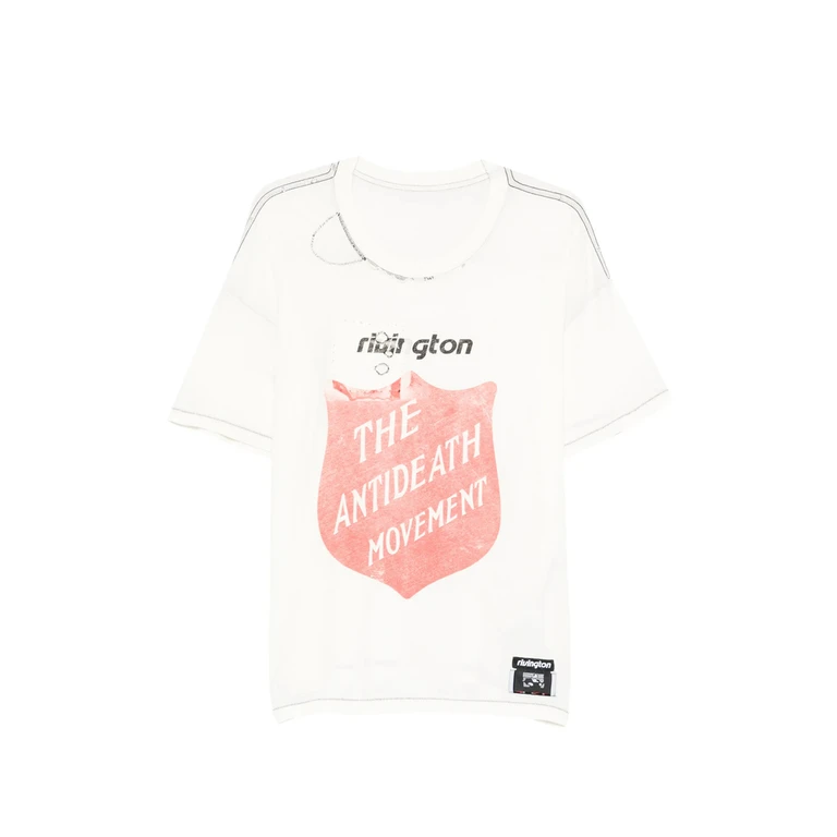 Rivington Roi Rebis Graphic-print Distressed T-shirt