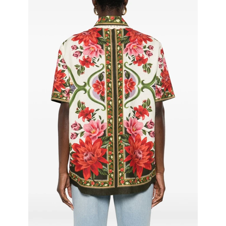 Farm Rio Wonder Rio Button Front Shirt