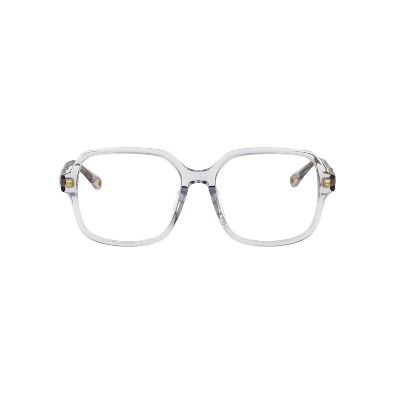 Chloé Ch0277oa Grey-grey-transparent Acetate Optical - Women