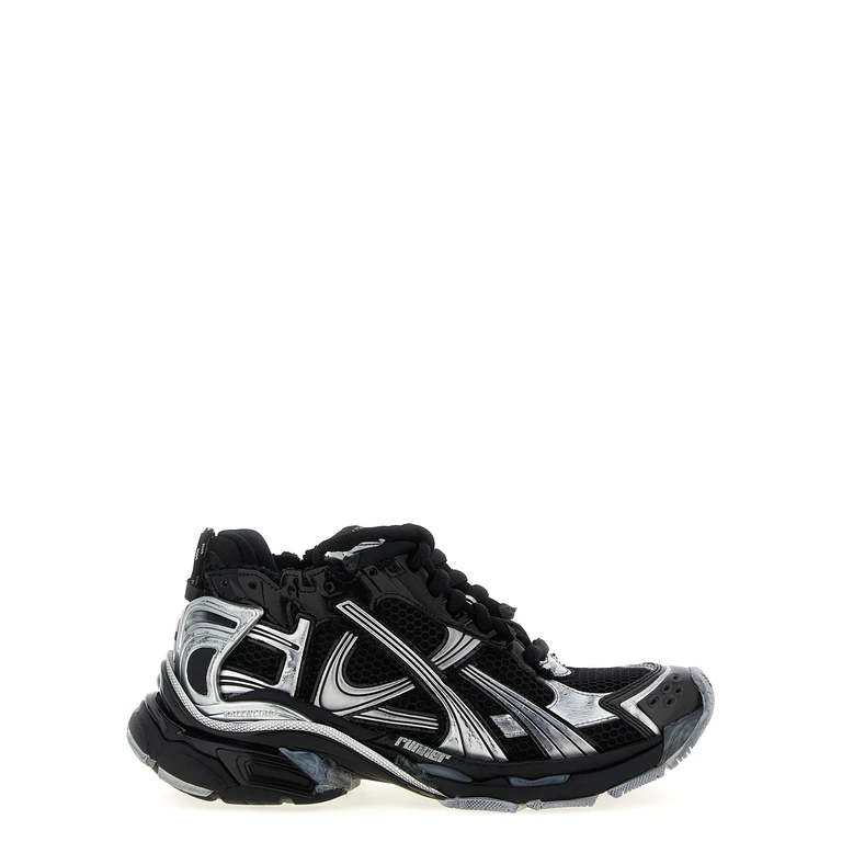 Balenciaga Black Polyethylene Athletic Sneakers - Men