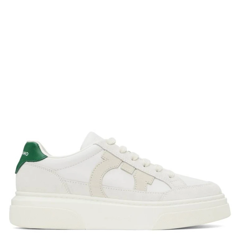 Ferragamo Cassina Gancini Outline Low-Top Sneakers