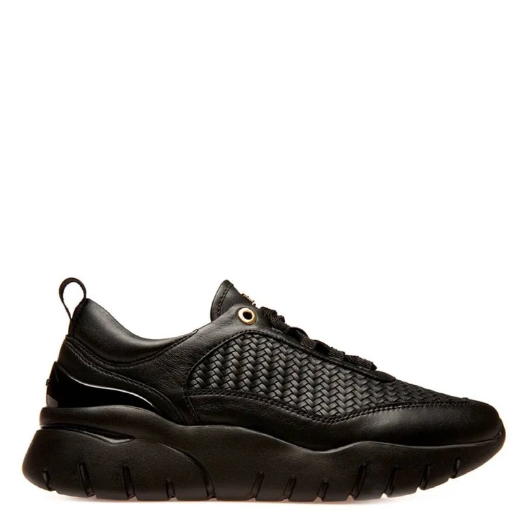 Bally Biara Woven Leather Low-Top Sneakers, Brand Size 35 ( US Size 4.5 )