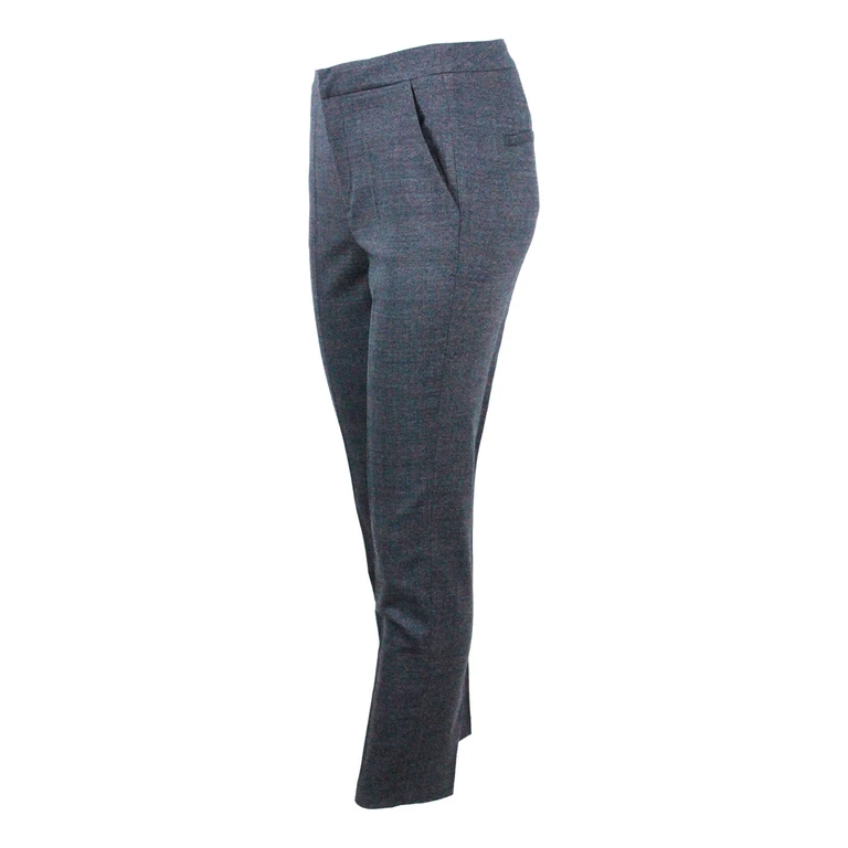 Barba Napoli Trousers Grey 97co 3ea - Women