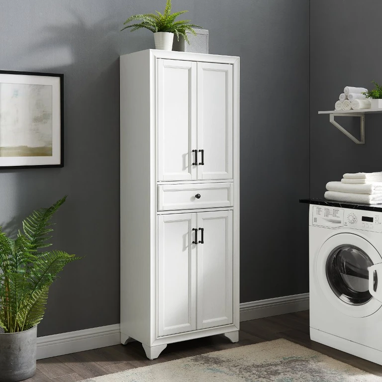 Garde-manger haut Crosley Tara blanc vieilli