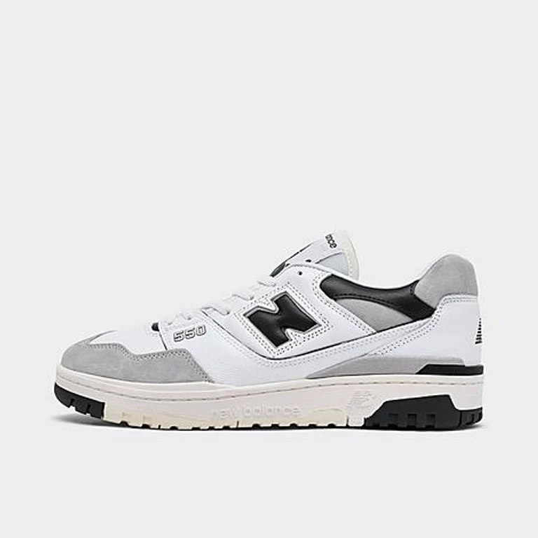 New Balance Men's 550 Casual Shoes in White Size: 8.0