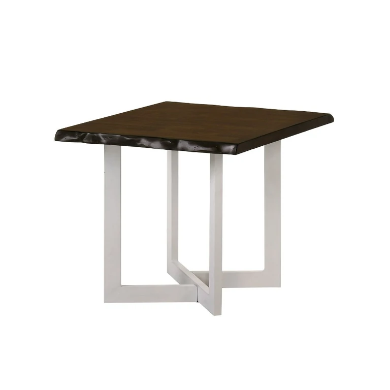 Krestian Oak and White End Table