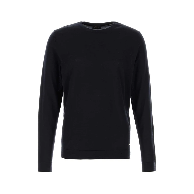 Brioni Umuq0lozk82 4000 Blue T Wool Maglieria