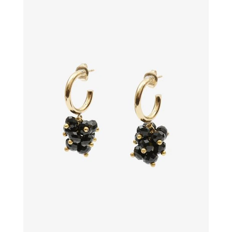 Boucles D'Oreilles Polly - Femme - Noir - - Isabel Marant