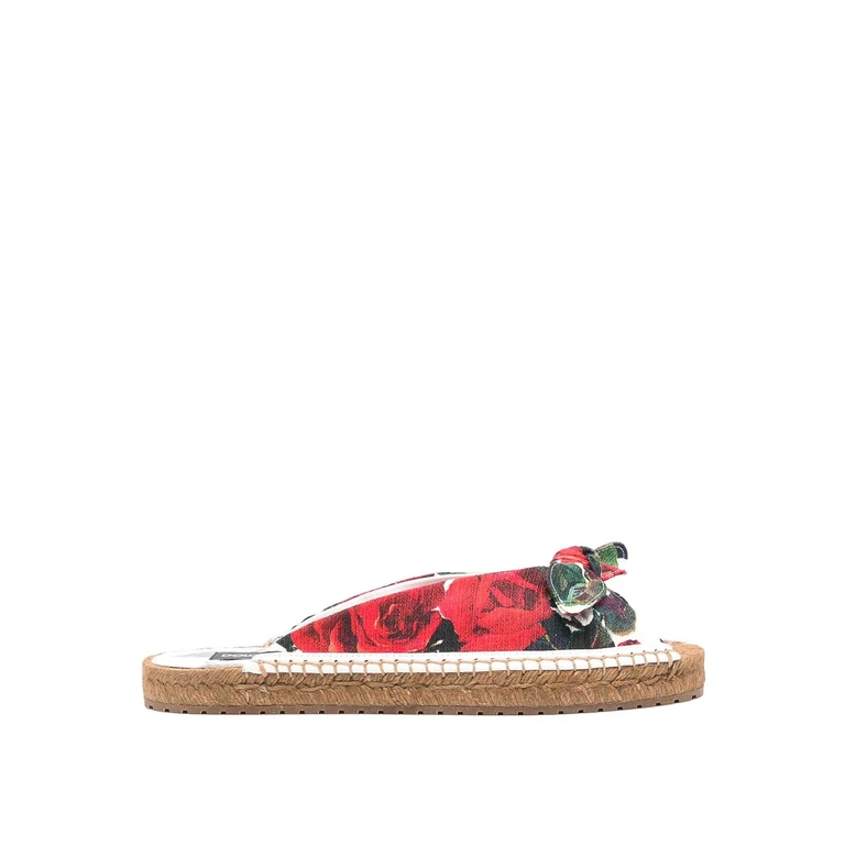 Dolce & Gabbana Floral Motif Slides