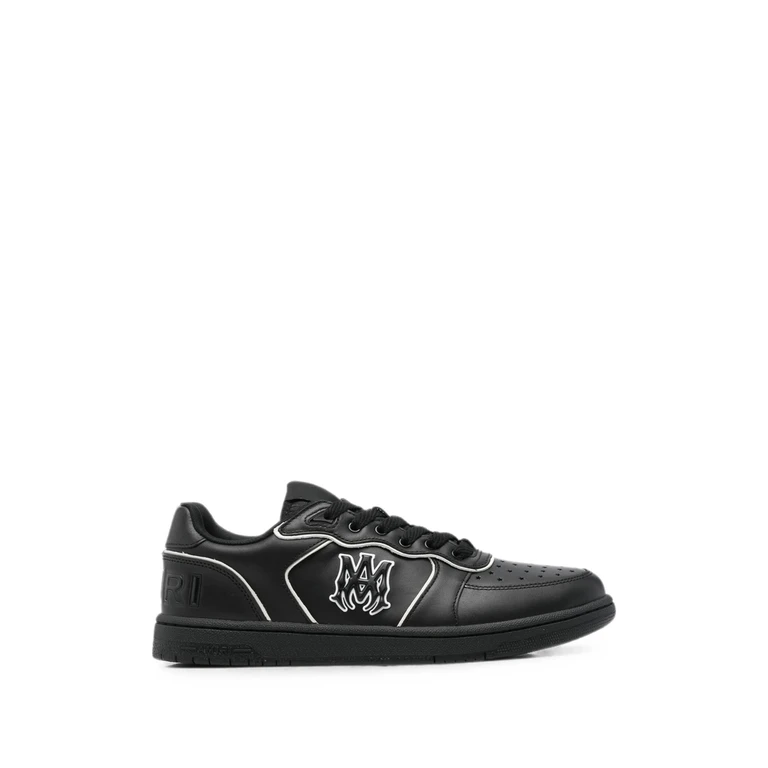 Sneakers Black/White Leather - Heren