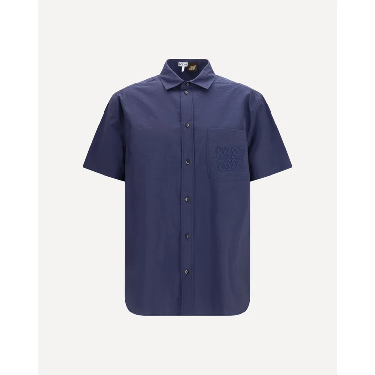 LOEWE Short-sleeve cotton blend Shirt Male 39