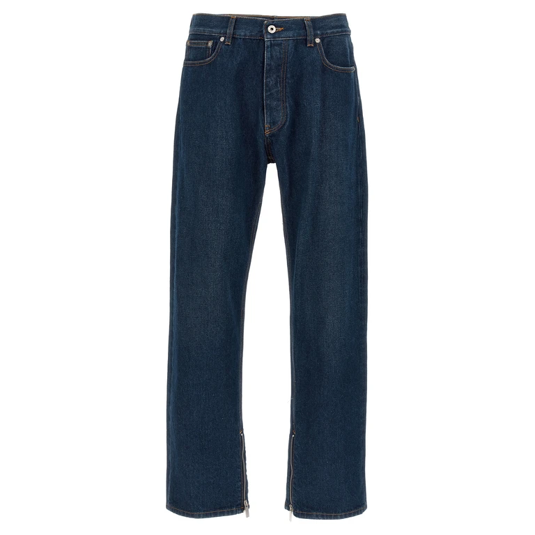 Off-White Jean Bootcut - Bleu