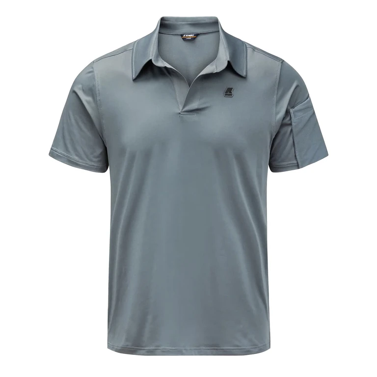 K-Way Slievot Grey Polo - Men