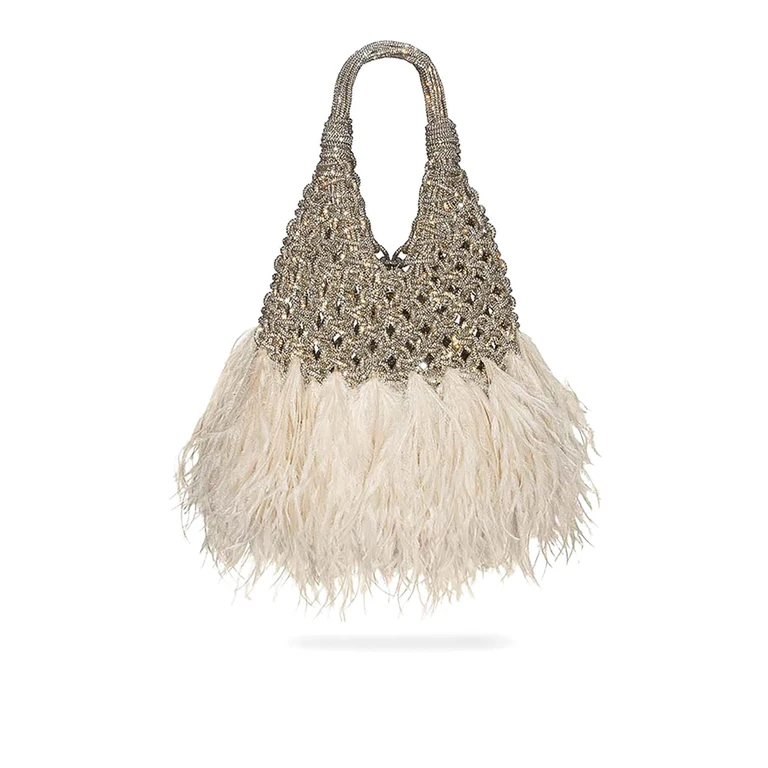 Hibourama Sac Porté Épaule - Argent