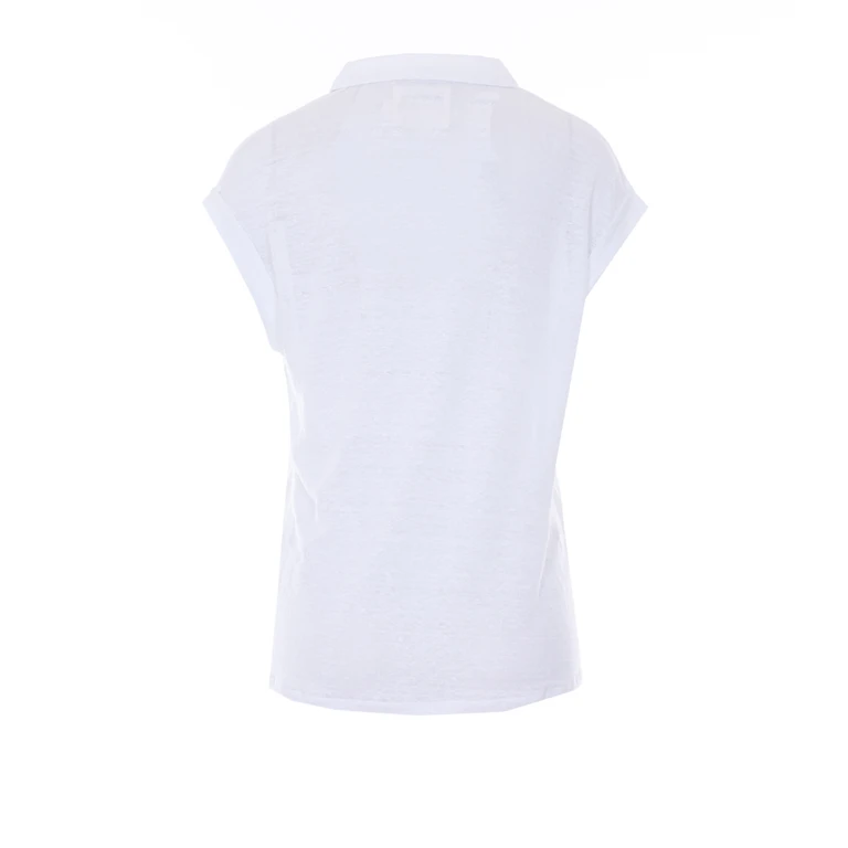 Not Shy T-Shirts And Polos Red Linen - Women